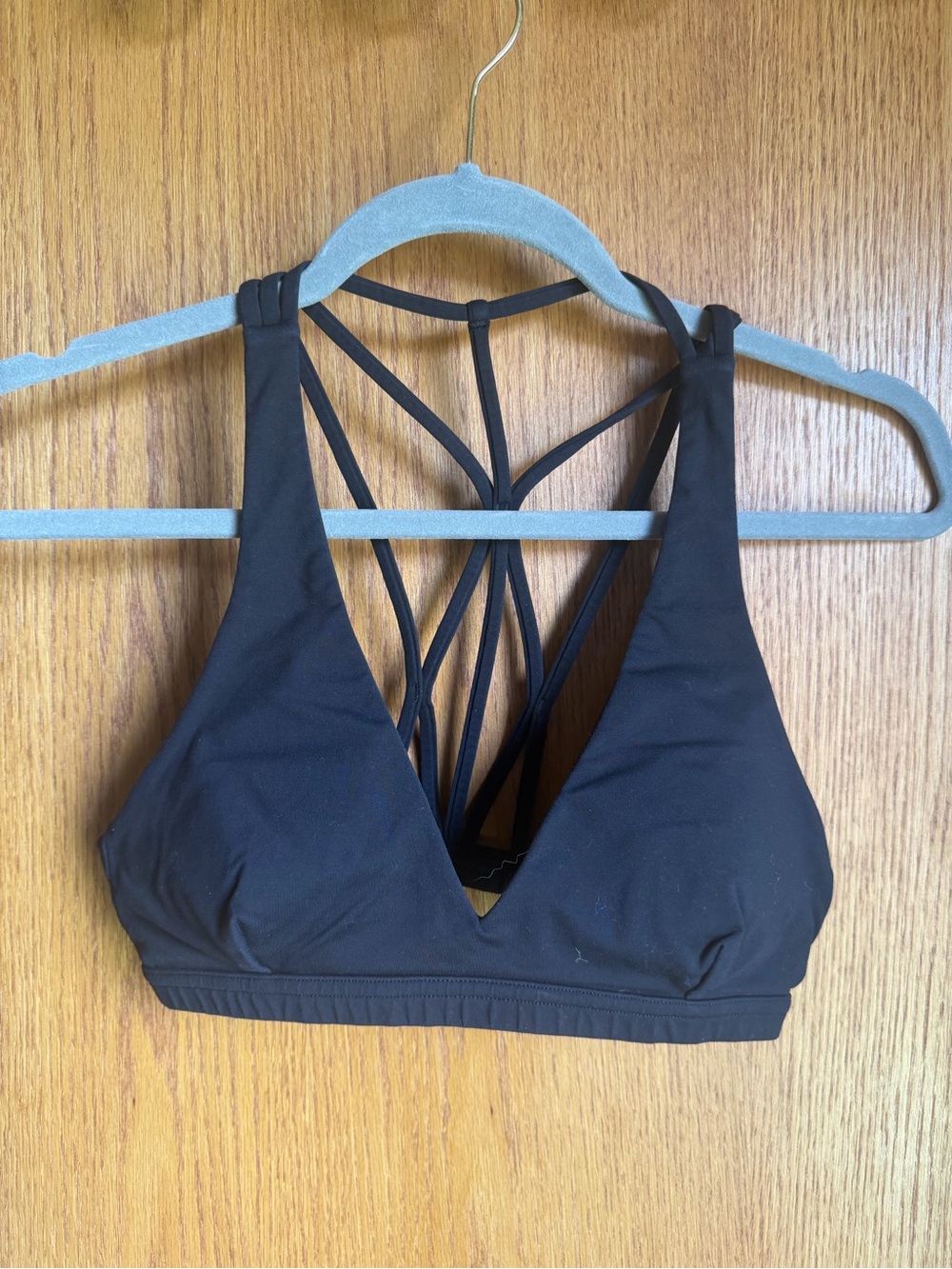 Women's Black Strappy Bra - lululemon